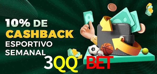 10% de bônus de cashback na 3QQ Bet